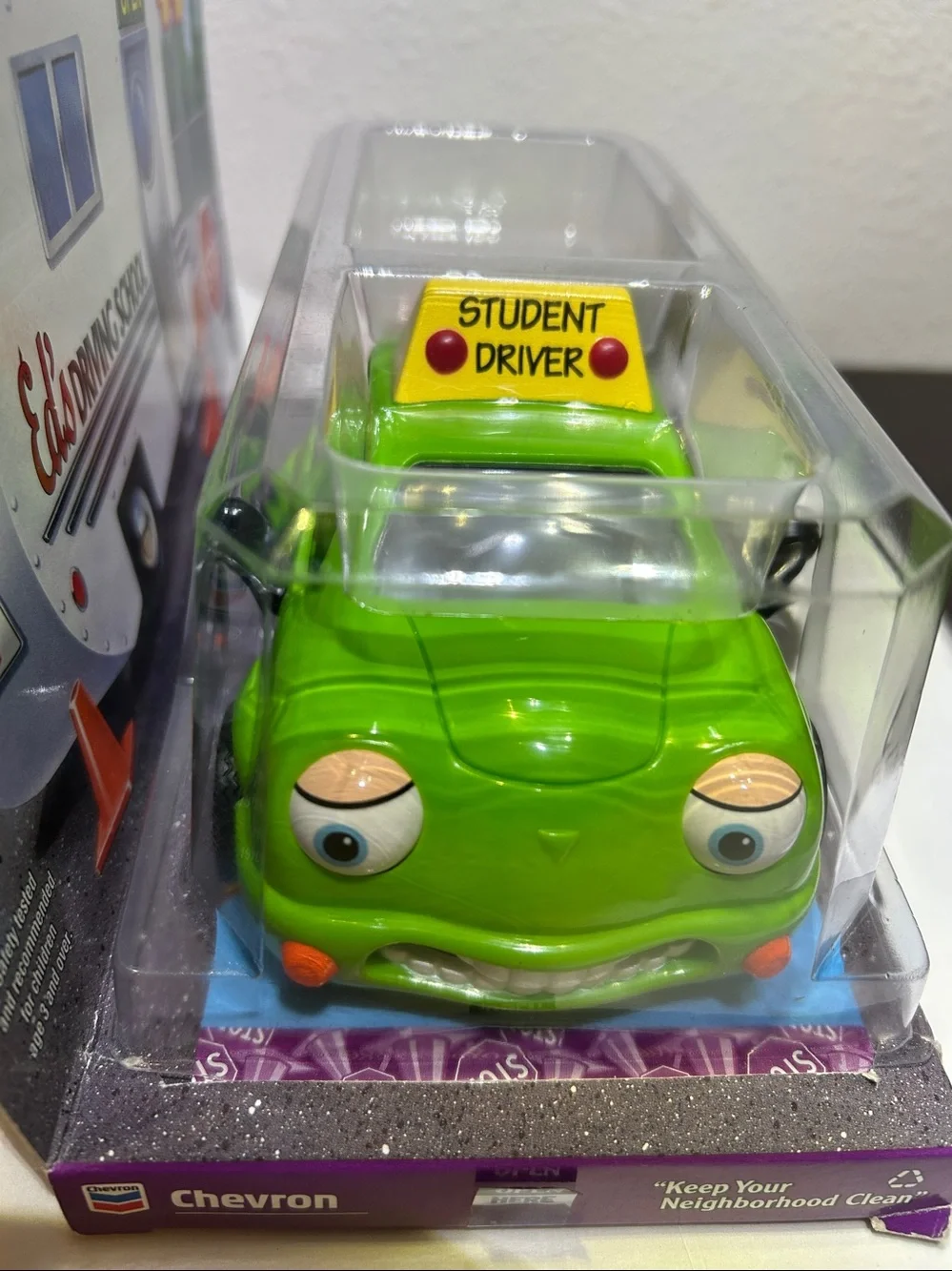 Vintage 1998 Davey “Student Driver” Limited Edition Chevron Car